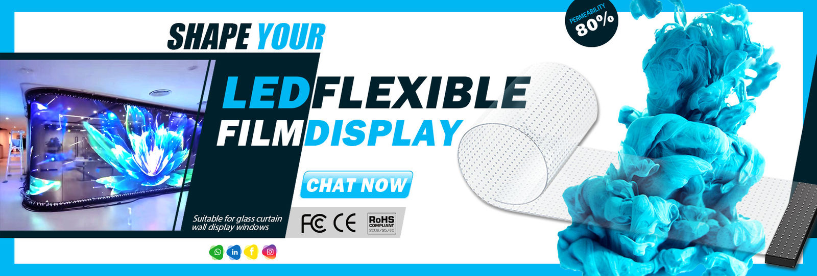 Layar LED Pitch Pixel Kecil