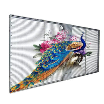 500*1000 TRA-M Indoor Transparent LED Screen Display Mudah dipasang di pusat perbelanjaan