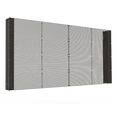 Indoor 1000*1000 PH3-7 Panel tampilan LED transparan Aluminium paduan Kecerahan Tinggi