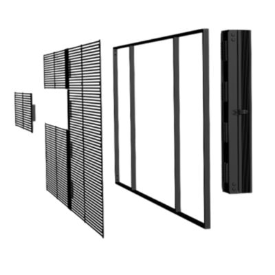 Ringan dan Ringan Outdoor Sealess Desain Super Slim Transparan Layar LED