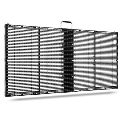 IP30 Layar LED Transparan Indoor 1000*1000 PH15-15 Berbagai Cara Pengendalian