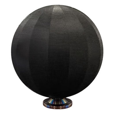 Full Color Waterproof Spherical LED Screen Display LED Luar Ruang P3 Display
