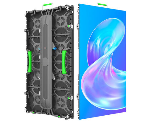 500*1000mm RS-A 4.8 dinding video dalam ruangan Die Casting Aluminium sewa layar tampilan LED