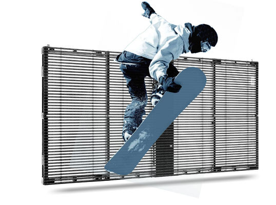500mm*1000mm PH3-7 Outdoor Display layar transparan LED
