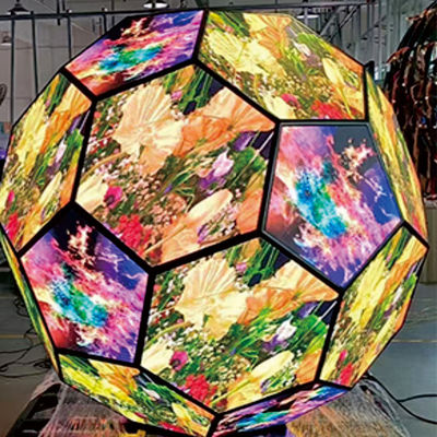 High Precision Hexagon LED Screen, Load Besar Custom LED Display