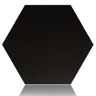 Pencahayaan Tinggi Hexagon LED Display Full Color Creative Installation