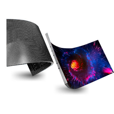 Iklan Layar panggung LED Fleksibel Full Color Curved LED Wall