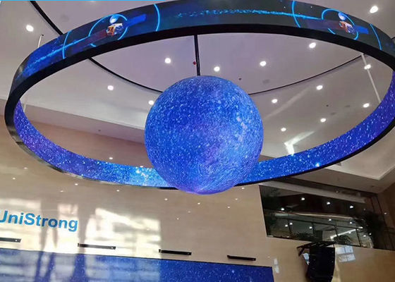 Fast Assembling LED Transparent Film Screen Disesuaikan dengan Dissipasi Panas yang Baik