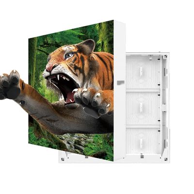Display 3D bebas kaca yang disesuaikan Kabinet Aluminium Luar 480mm*320mm High-Definition