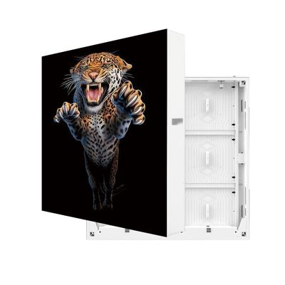 Display 3D bebas kaca yang disesuaikan Kabinet Aluminium Luar 480mm*320mm High-Definition