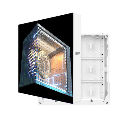 Disesuaikan High-Definition Kacamata-Free 3D Screen Aluminium Outdoor Cabinet 480mm*320mm