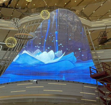 High-Definition LED Crystal Film Screen, Komersial Holographic LED Displays