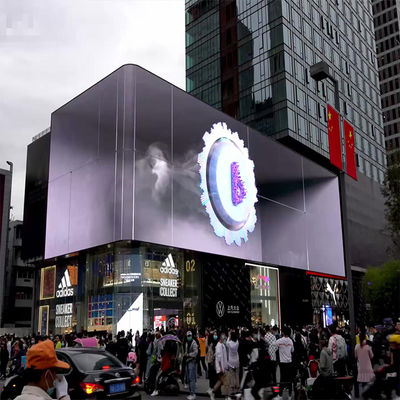 Tampilan layar LED khusus presisi tinggi untuk iklan di luar ruangan
