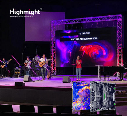 Indoor RH-B PH3.91 Full Color Rental LED display screen video wall. Dapat dilampirkan secara bebas