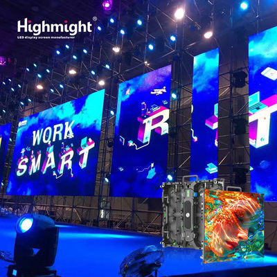 RH-A 3.9 Outdoor LED Display Screen Sewa 500*500mm Untuk Iklan