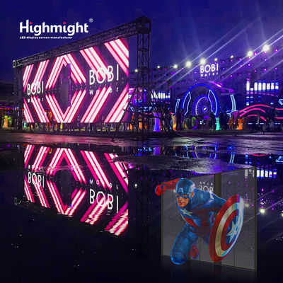 Tra-B 15-15 Indoor Transparan LED Screen Display 3D Advertising Screen Cara pemeliharaan ganda