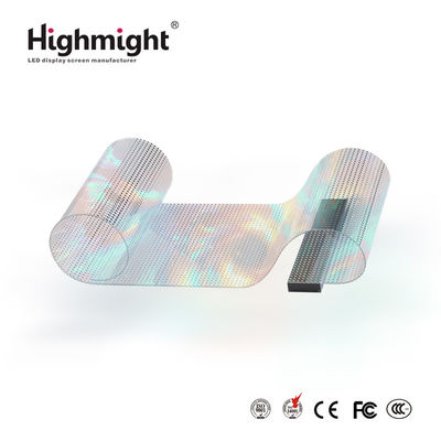 Smart Control LED Crystal Film Screen Remote Management Tampilan definisi tinggi