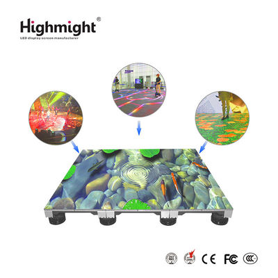 500mm*500mm DM PH3.9 RGB Floor Tile, LED Interactive Light Floor Tile