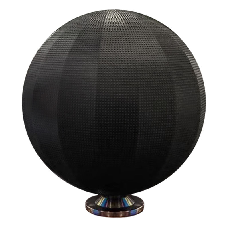 Full Color Waterproof Spherical LED Screen Display LED Luar Ruang P3 Display