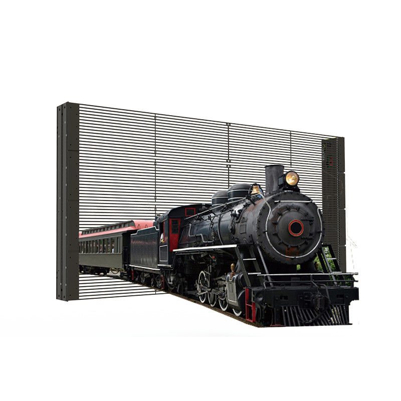TRA-B PH5-10 Indoor See Through LED Screen 1000mmX1000mm Aluminium Alloy Transparan Display