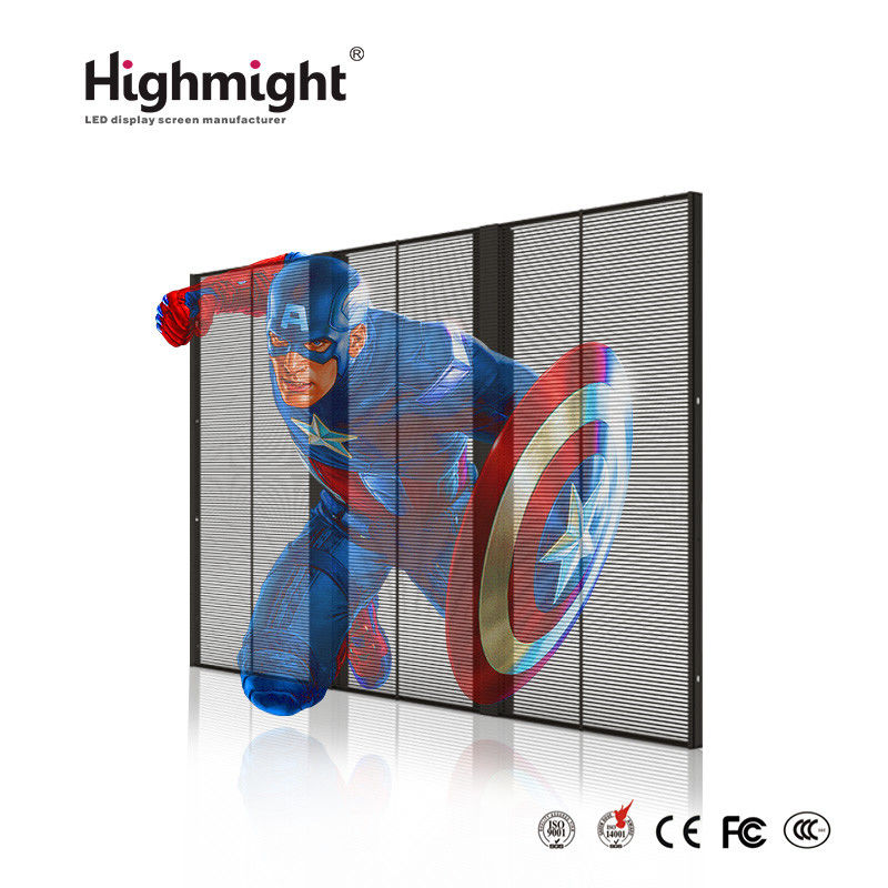 Tra-B 15-15 Indoor Transparan LED Screen Display 3D Advertising Screen Cara pemeliharaan ganda